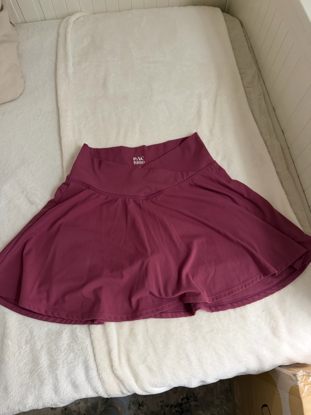 Pacsun Wine Pink Circle Skater Skirt